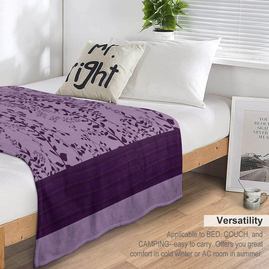 Bella Swan's Comforter Set Replica  Purples Cool - Version 2  Twilight Saga Fanart Quick-dry Throw Blanket