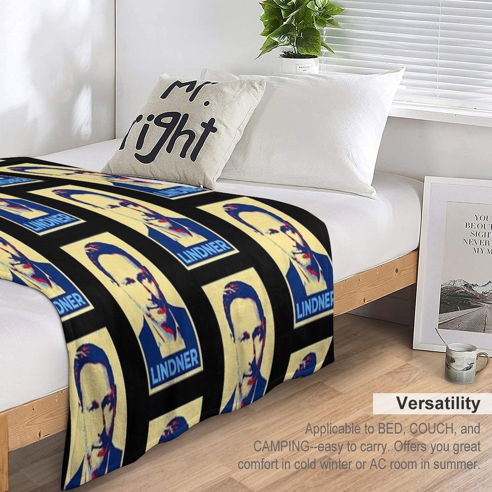 Legend CHRISTIAN LINDNER Minister of Finance Machine-washable Throw Blanket