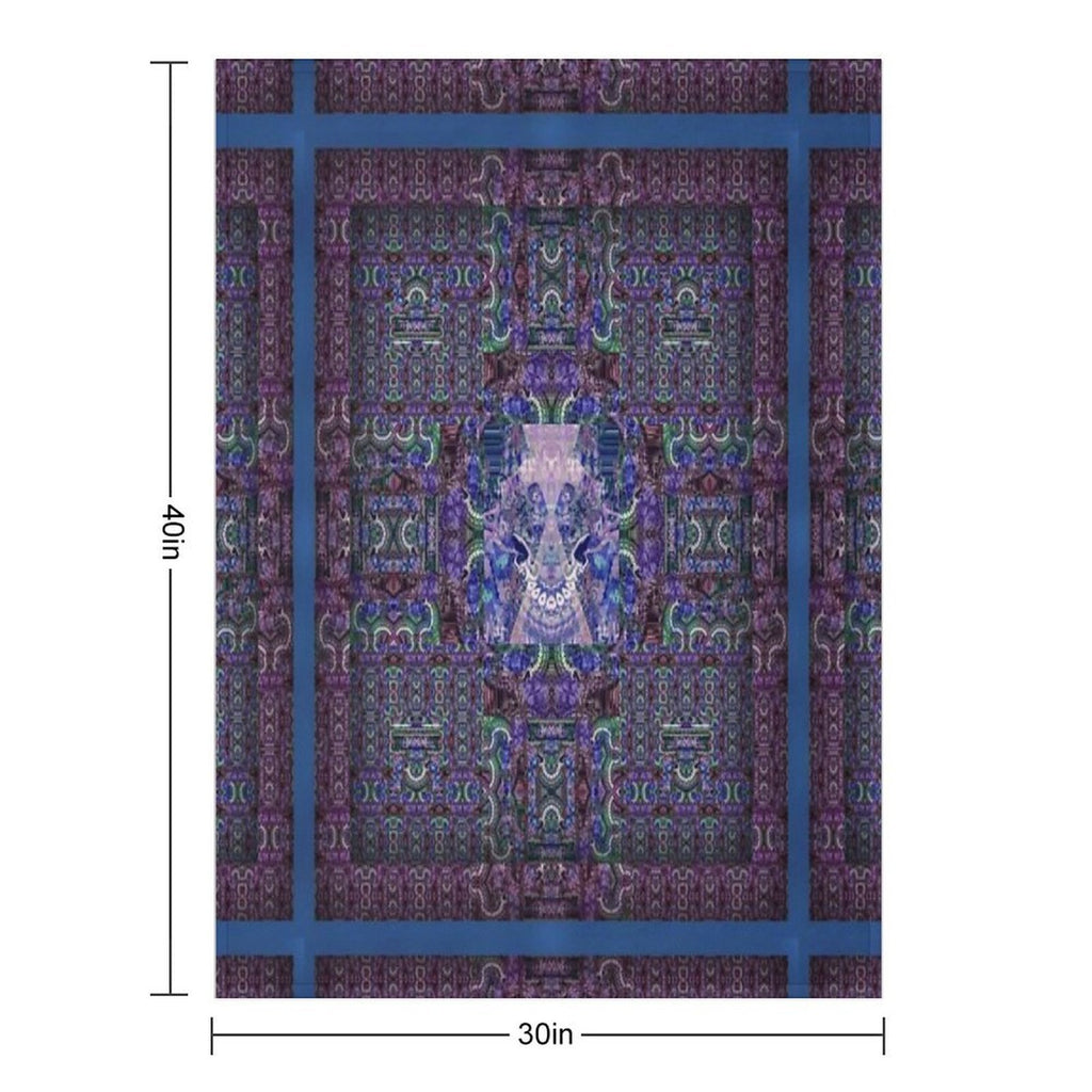 Kooky Mandala Plush Throw Blanket