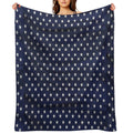 Star Patterns Machine-washable Throw Blanket