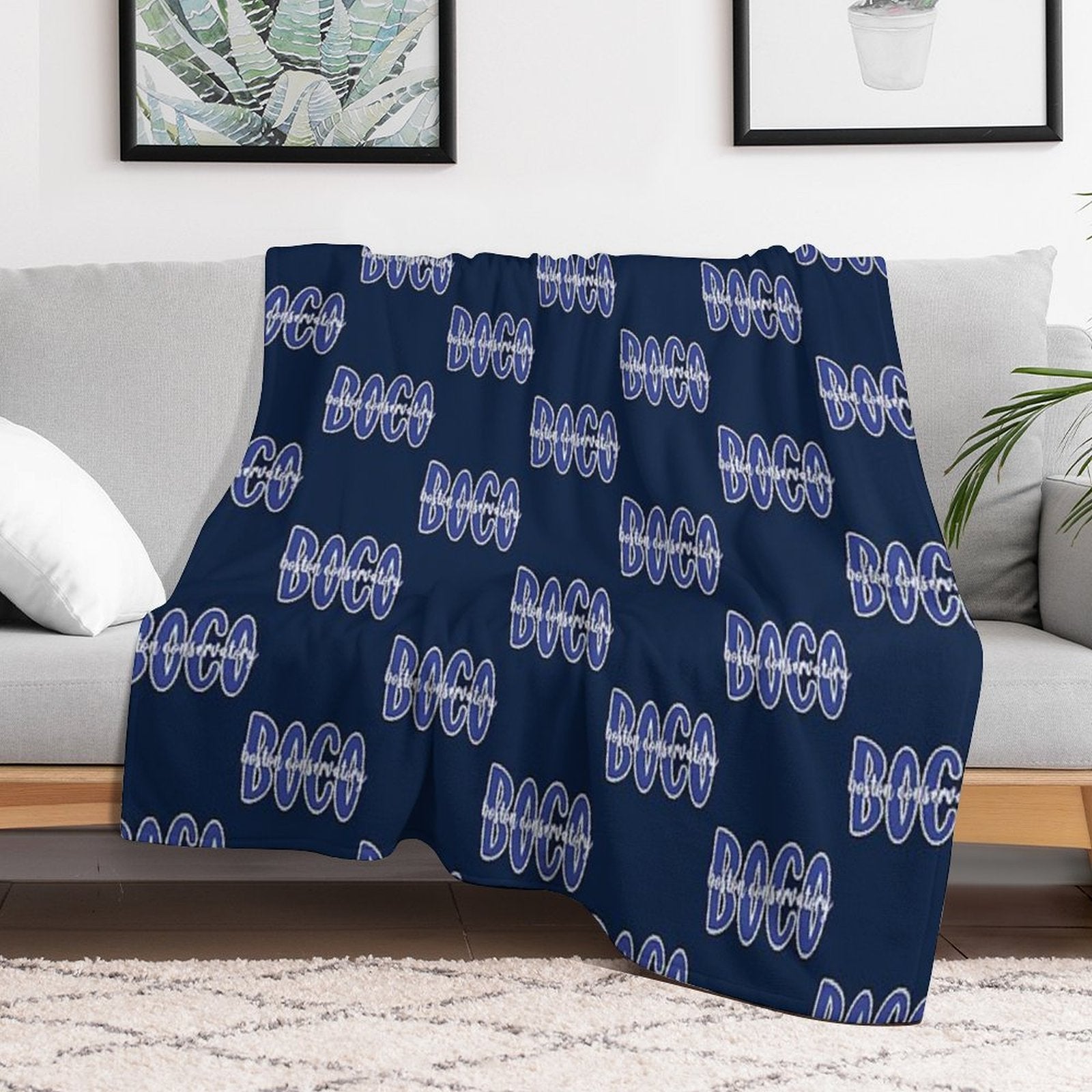 BOCO - Boston Conservatory Velvety-soft Throw Blanket