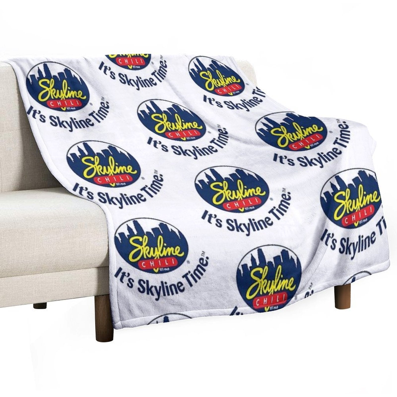Skyline Chili Premium Throw Blanket