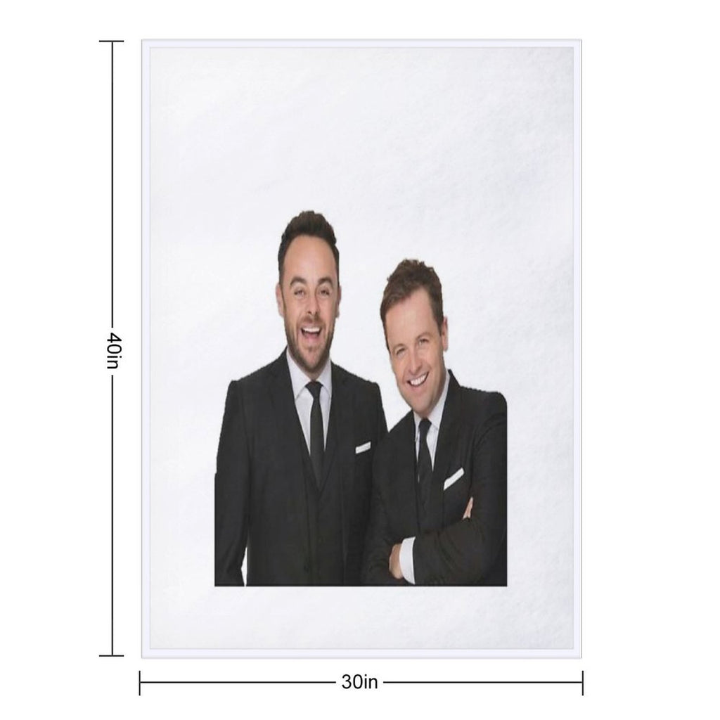 Ant And Dec Shrink-resistant Throw Blanket
