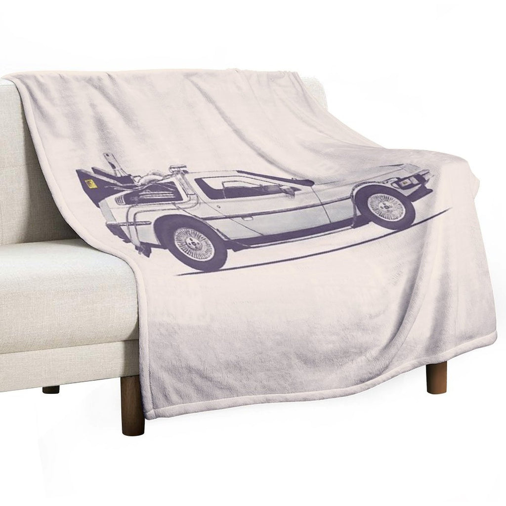 Delorean Multi-functional Throw Blanket
