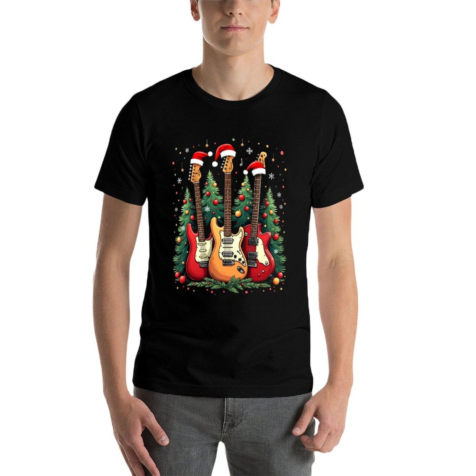 Christmas Electric Guitars  Affordable Price T-Shirt