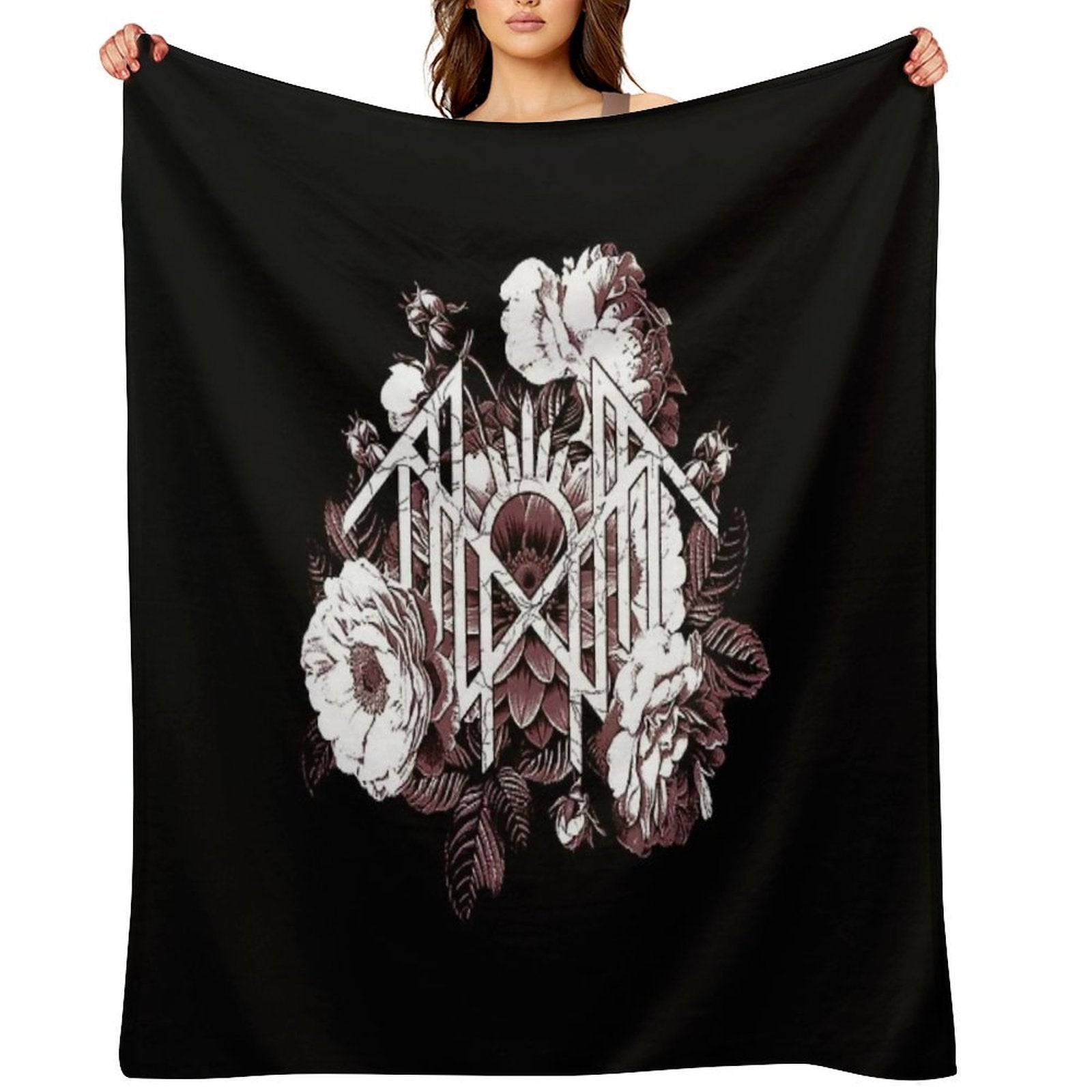Official Merchandise World Tour of Sleep Token Music - SLP-TKN--Sleep Token # Machine-washable Throw Blanket