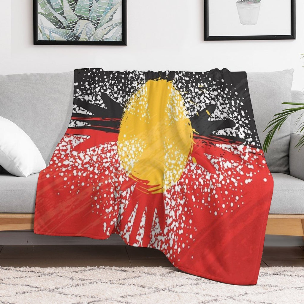 Awesome Aboriginal Art Comfort Throw Blanket