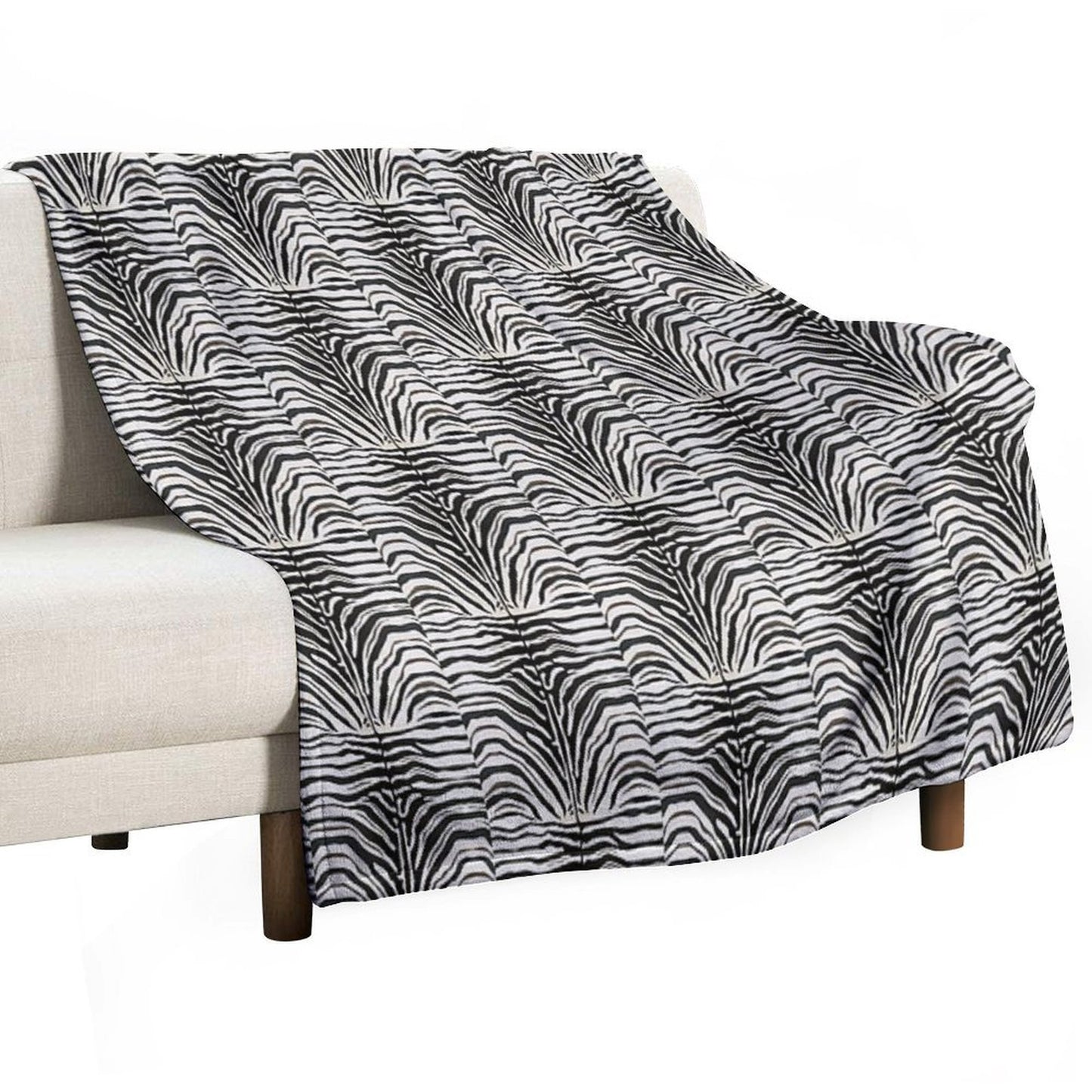 Zebra Anti-pilling Throw Blanket