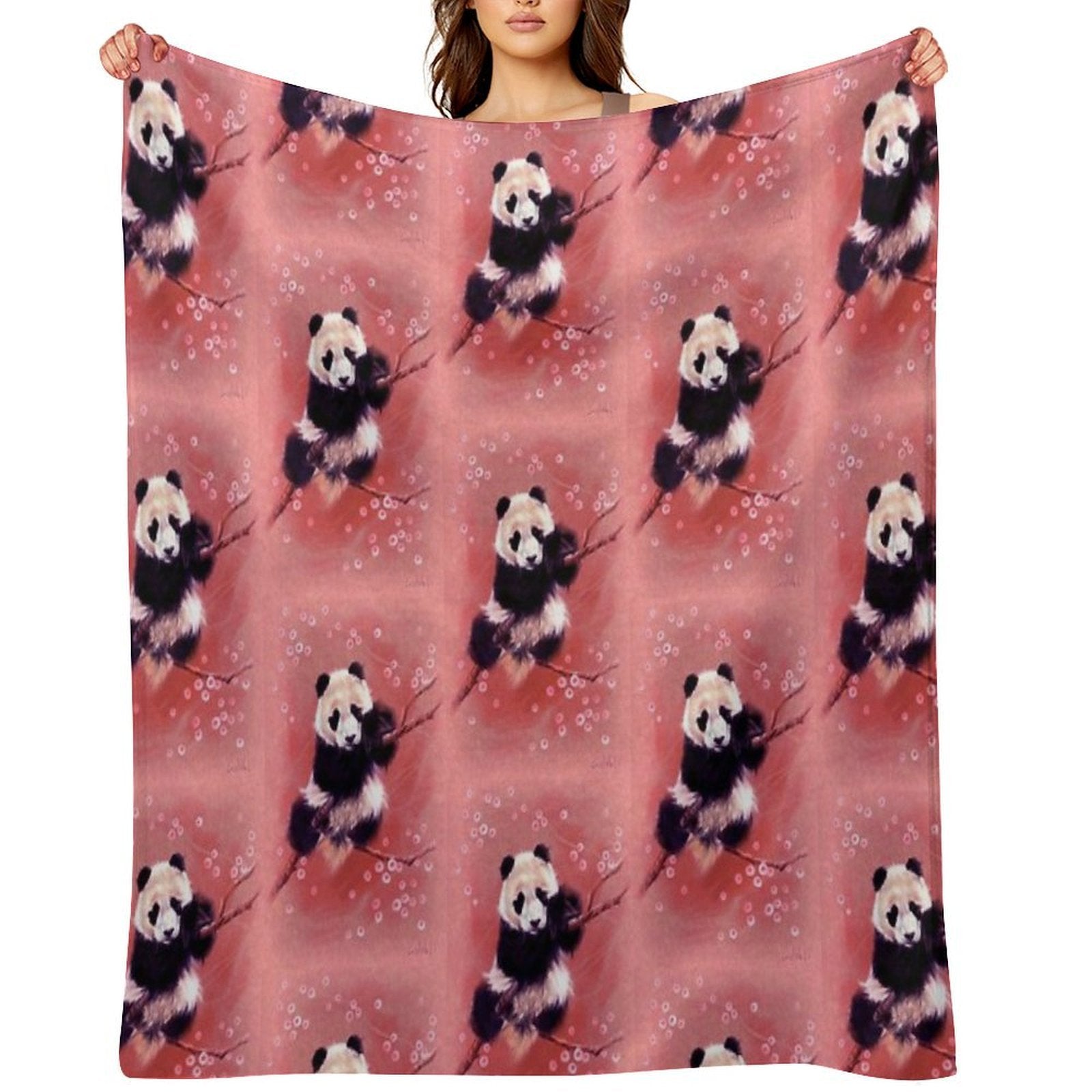 Panda Sustainable Throw Blanket