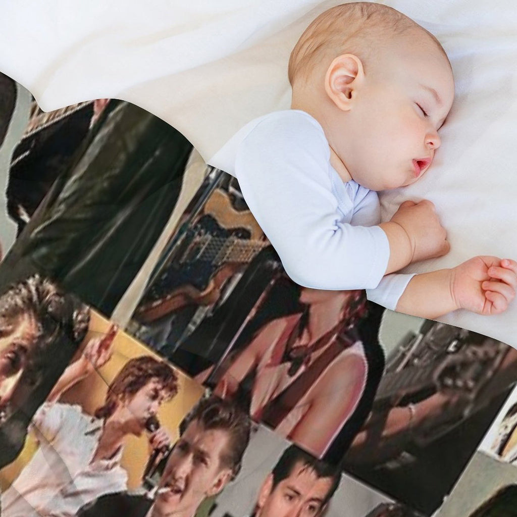 Alex Turner Arctic Monkeys Collage Gift-ready Throw Blanket