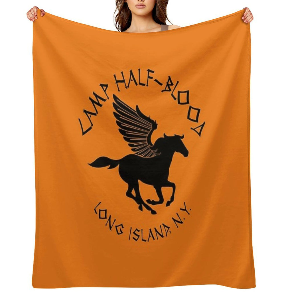 Camp Half-Blood Plush Throw Blanket