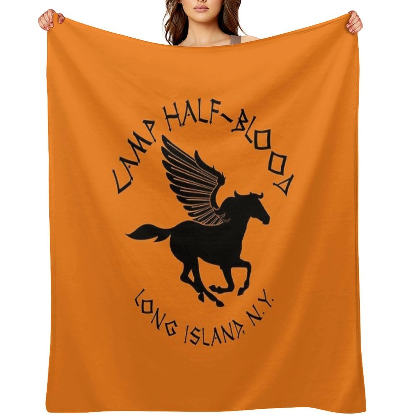 Camp Half-Blood Plush Throw Blanket