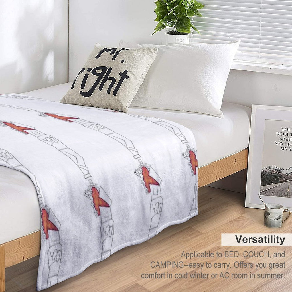 Thinking Travel-friendly Throw Blanket