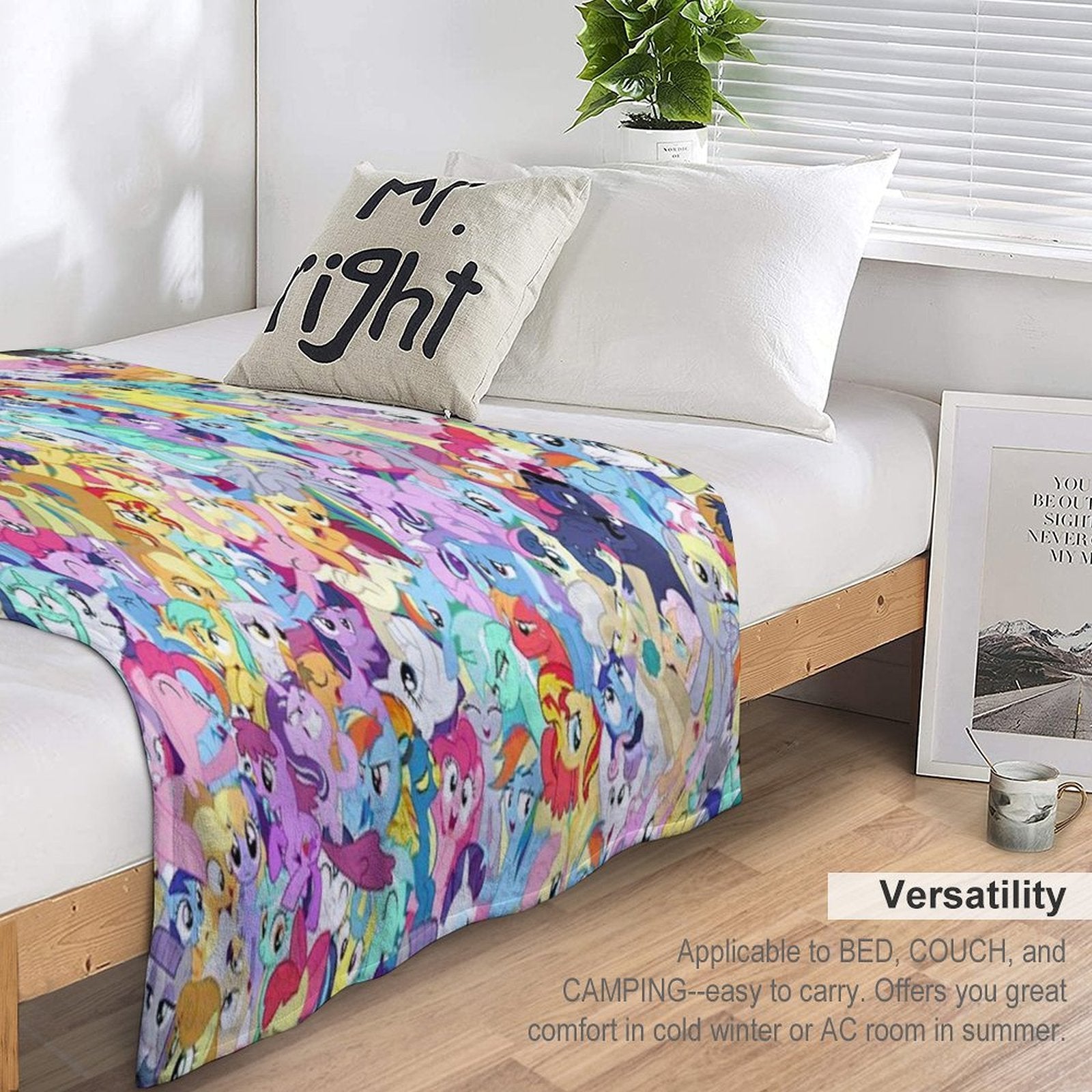 Everypony Mess Compact Throw Blanket