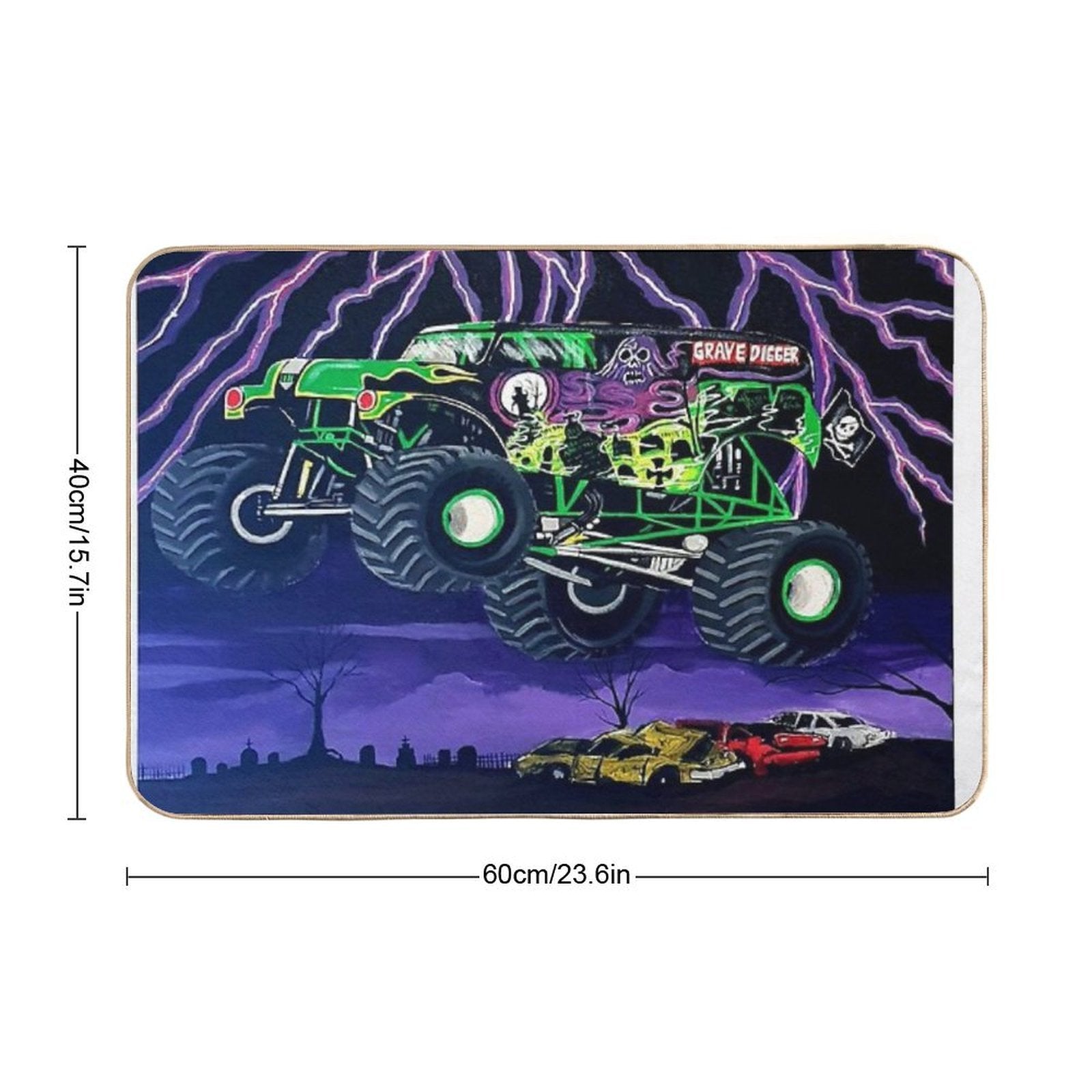 MONSTER TRUCK  Rapid-Drying Bath Mat