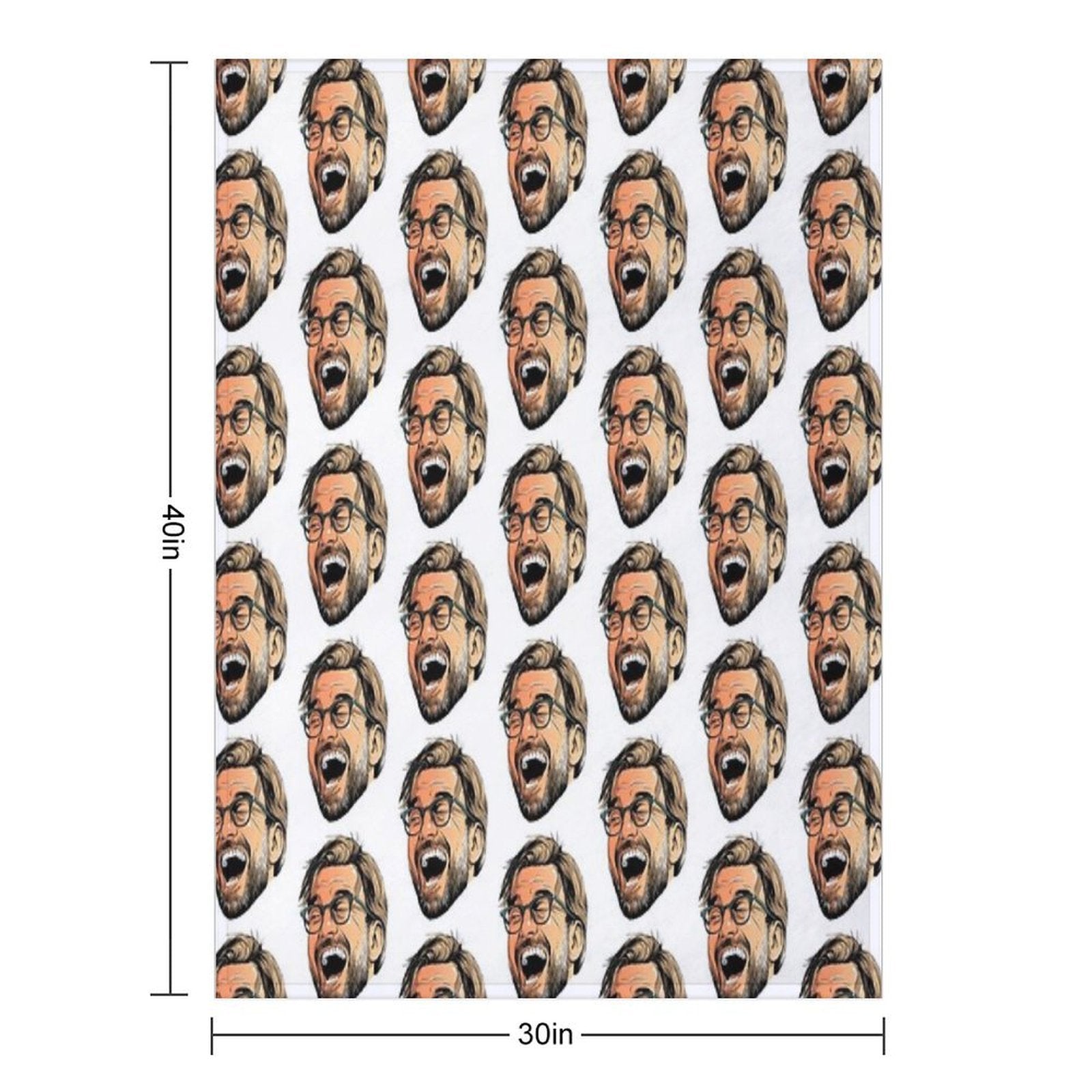 Joyous Klopp Shrink-resistant Throw Blanket