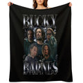 Bucky Barnes Thunderbolts Sebastian Stan Winter Soldier Avengers Superhero Captain America Movies Poster Multi-functional Throw Blanket