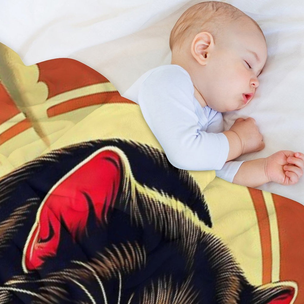 Tasmanian Devil  Tasmanian Devil Lovers Sustainable Throw Blanket