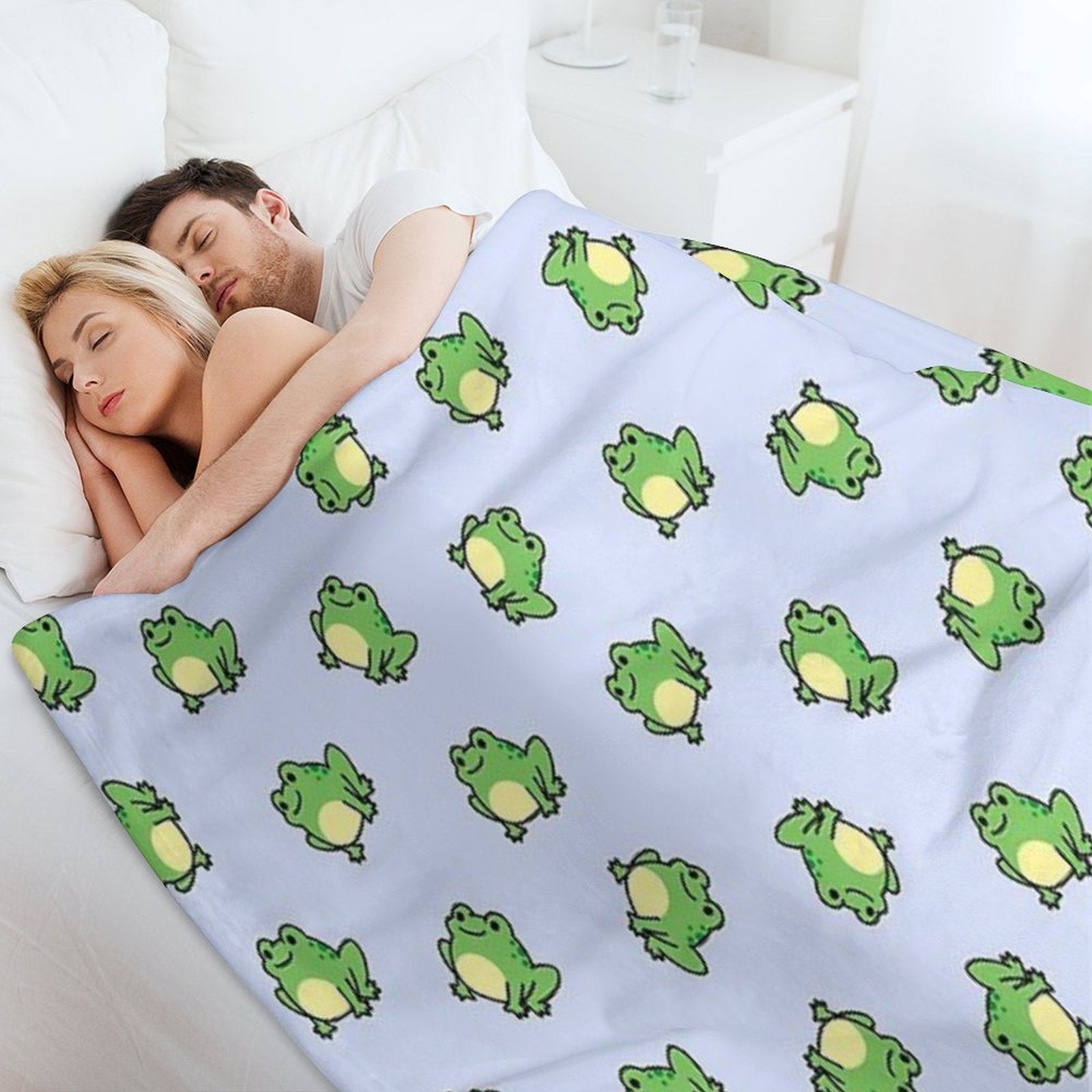 Frog Plush Throw Blanket