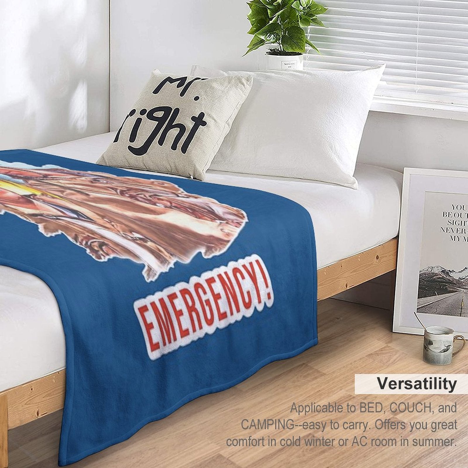 Emergency TV Show DeSoto And Gage Shrink-resistant Throw Blanket