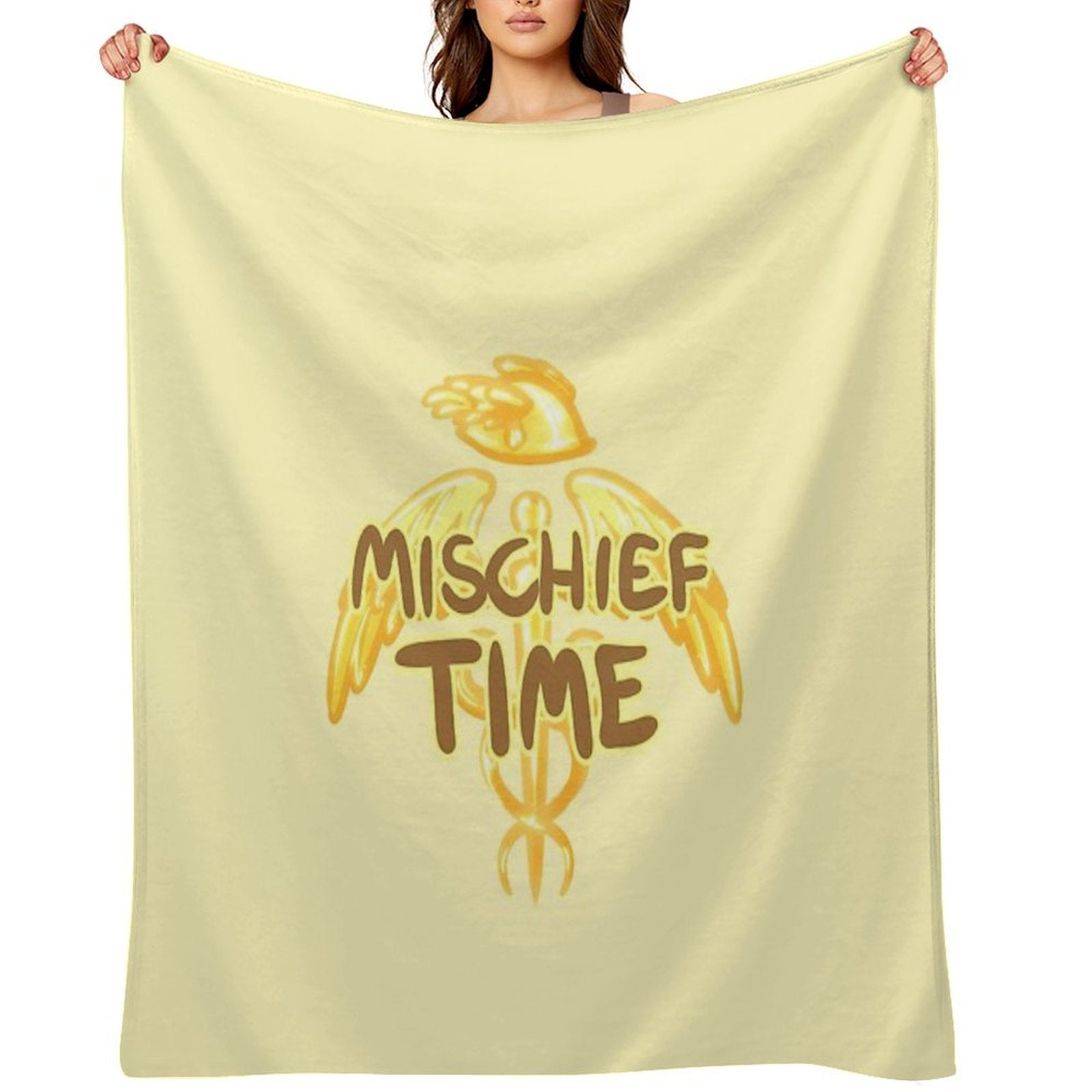 Mischief Time All-season Throw Blanket