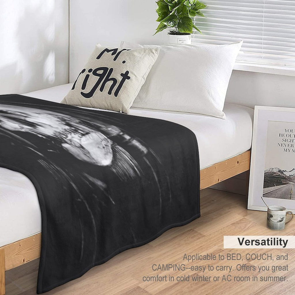 All Is Vanity Sustainable Throw Blanket