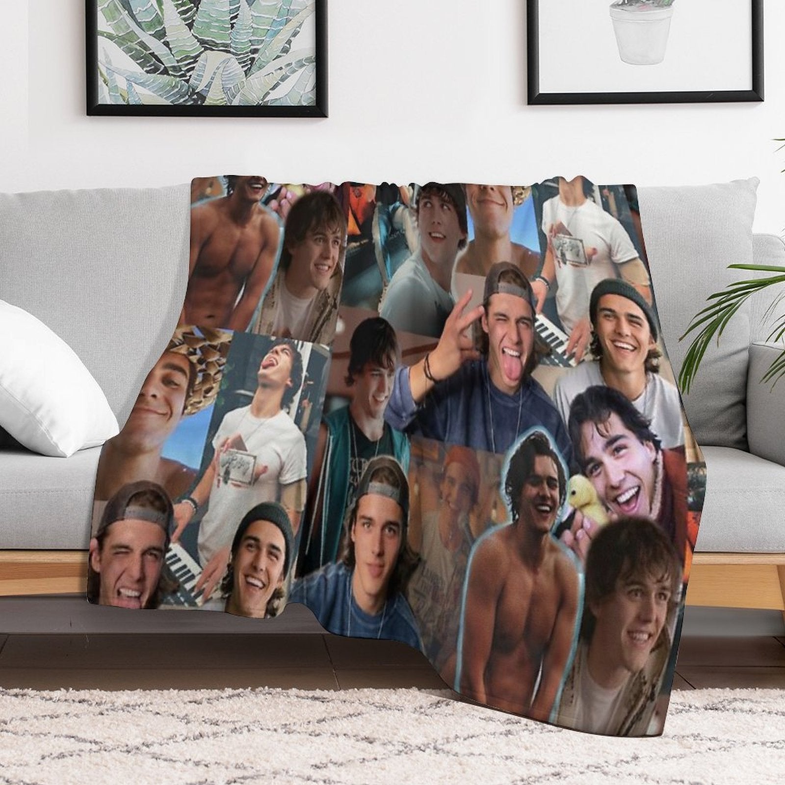 Charlie Gillespie Collage Comfort Throw Blanket