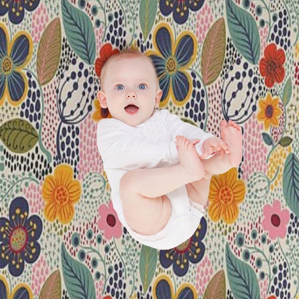 Secret Garden Travel-friendly Throw Blanket