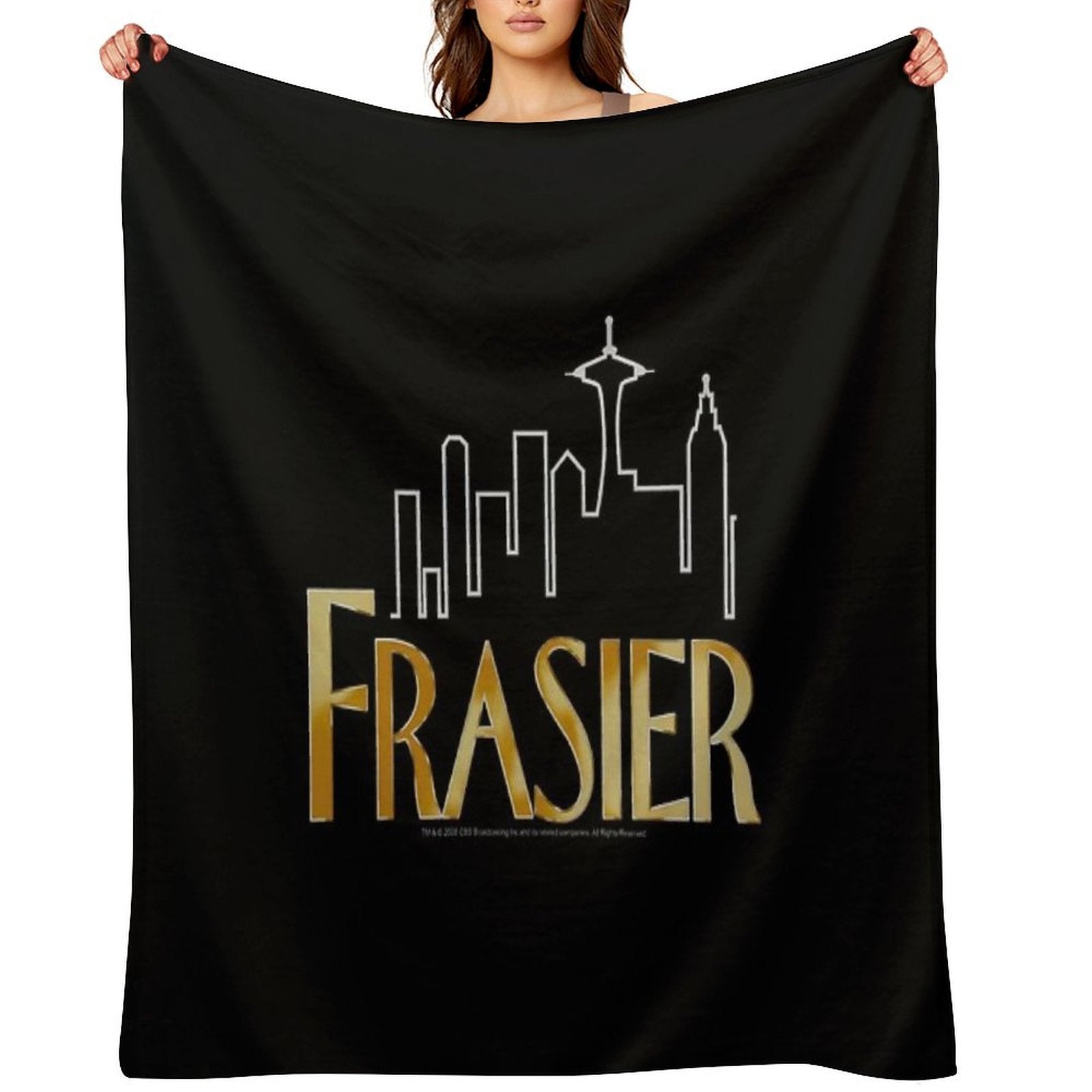 Fraiser Skyline Machine-washable Throw Blanket