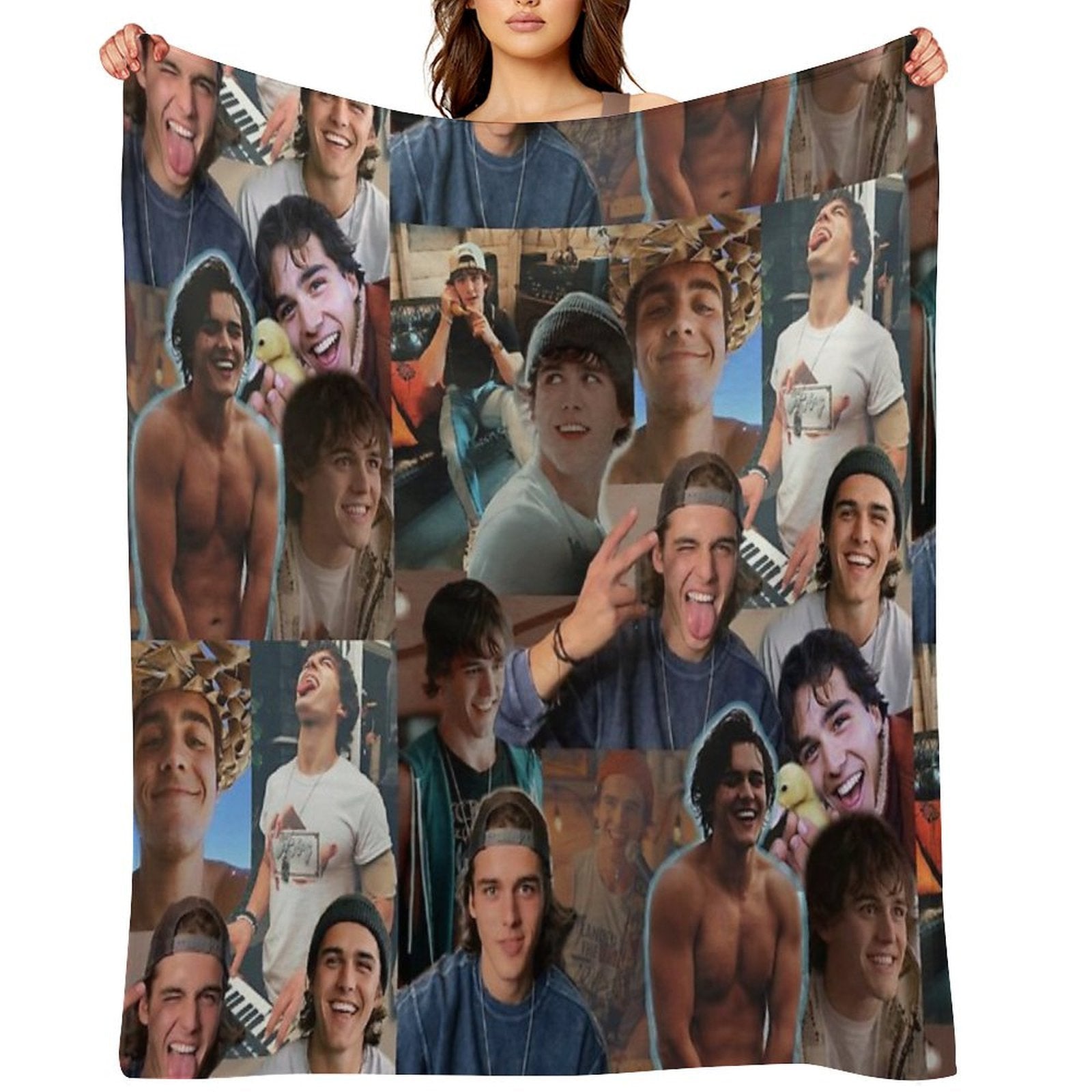 Charlie Gillespie Collage Comfort Throw Blanket