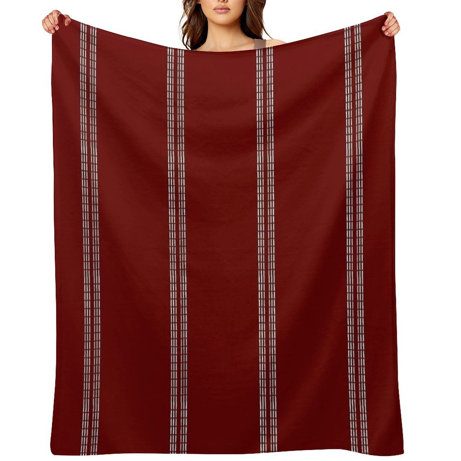 RED BALL CRICKET Compact Throw Blanket