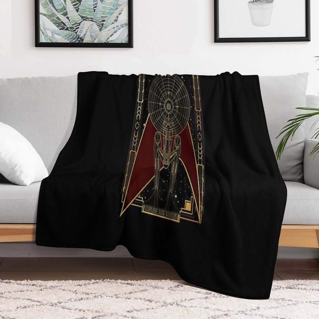 Explore New Worlds Comfort Throw Blanket