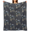 Blue Heeler Australian Cattle Dog Comfort Throw Blanket