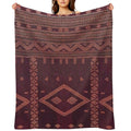 Traditional Moroccan Design Multi-functional Throw Blanket