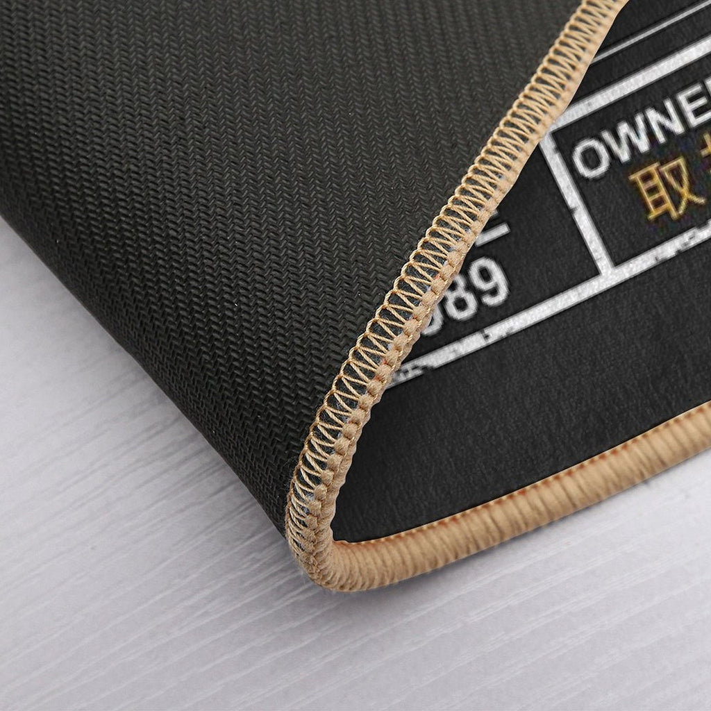 Blueprint of The MX-5 Miata  Slip-Resistant Bath Mat