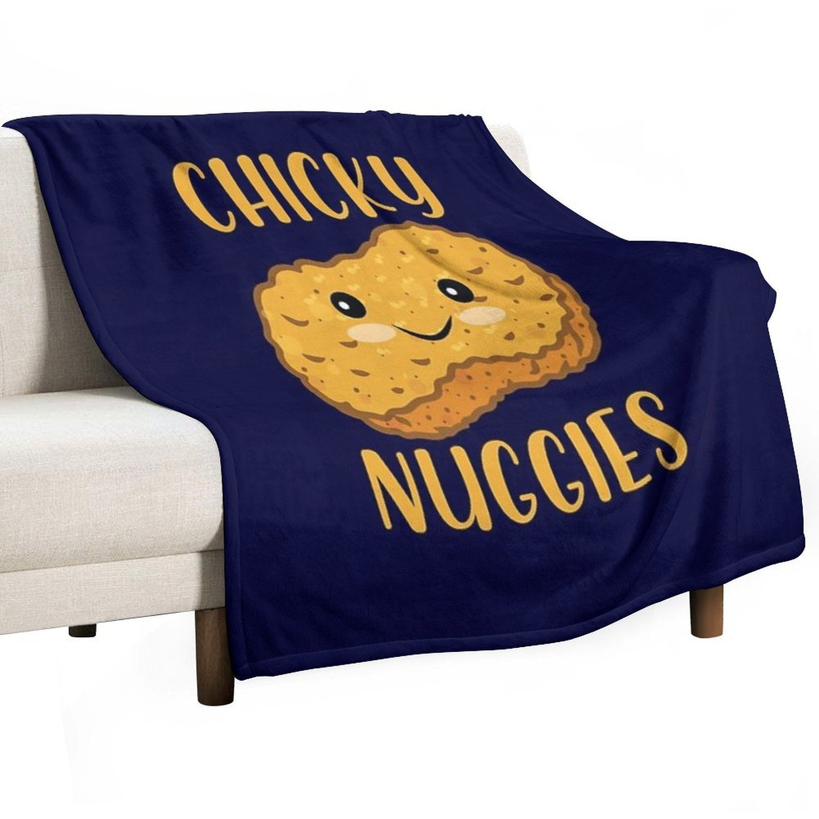 Chicky Nuggies Anti-pilling Throw Blanket