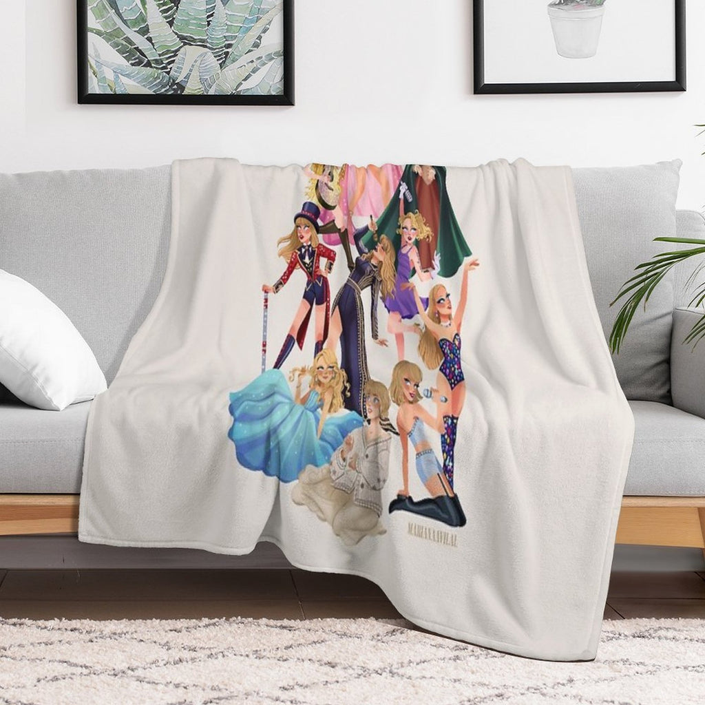 ALL ERAS Wrinkle-free Throw Blanket