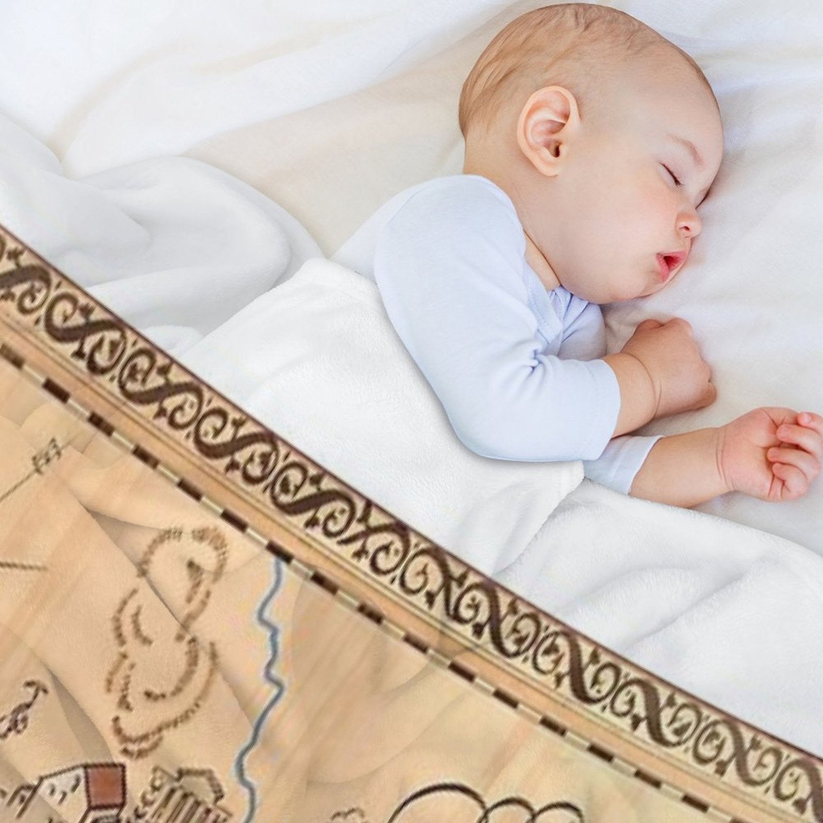The Ponderosa Ranch Map Quick-dry Throw Blanket
