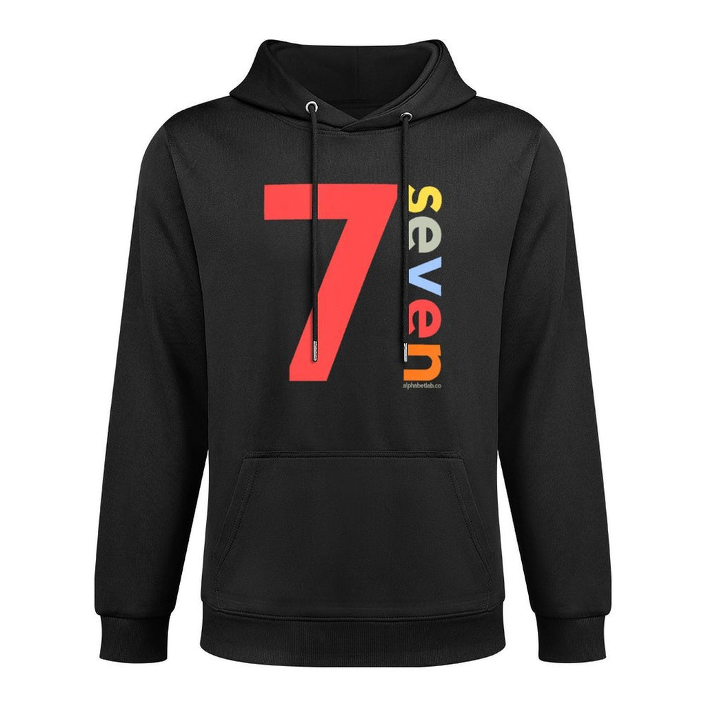 7th Birthday Boy 7 Year Old Seven  Party Age 7 Ideas Machine Washable Hoodie
