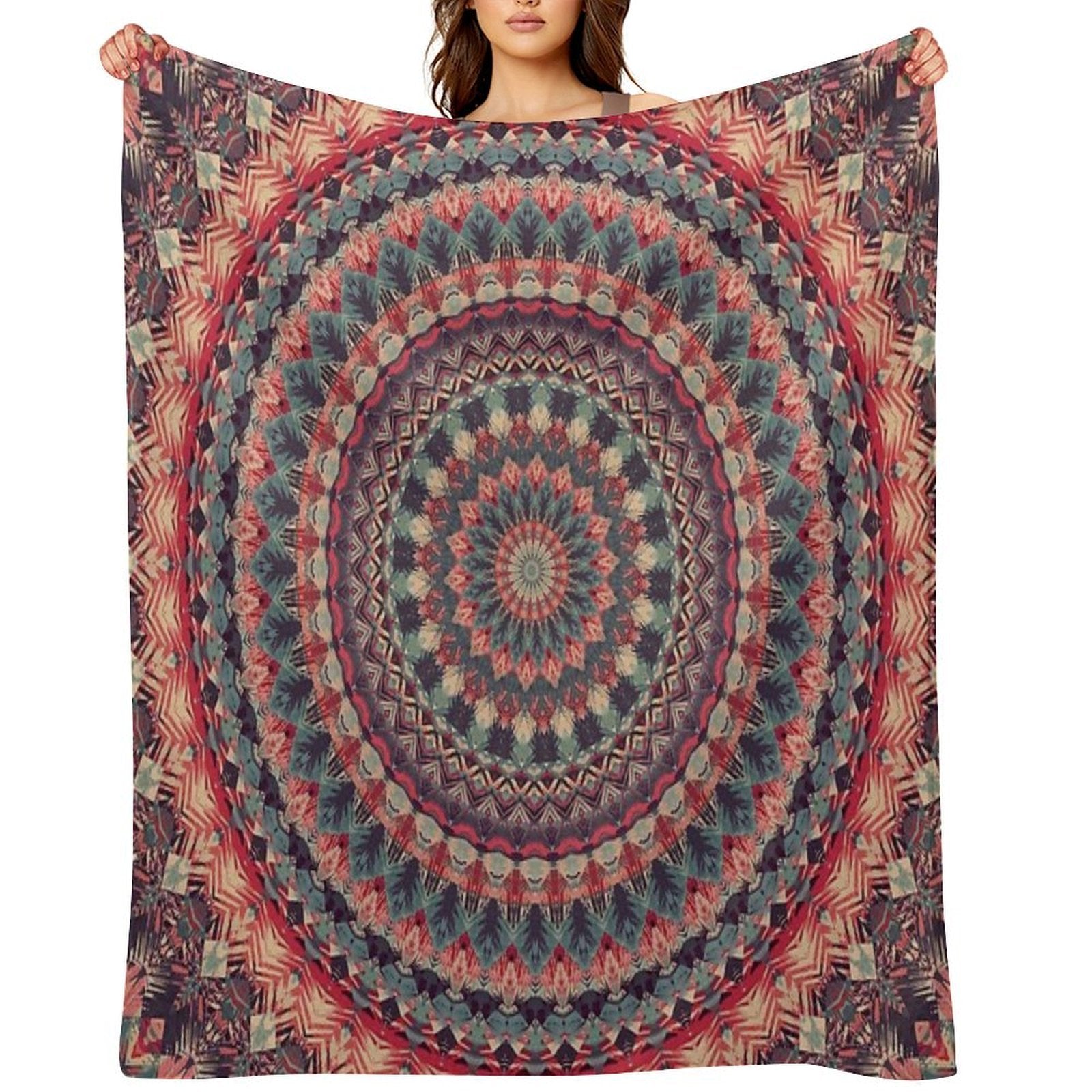 Mandala 126 Sustainable Throw Blanket