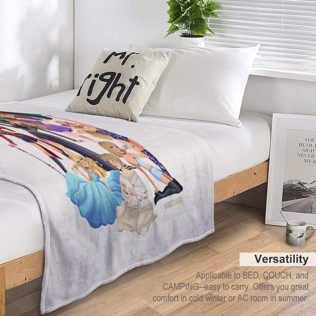 ALL ERAS Wrinkle-free Throw Blanket