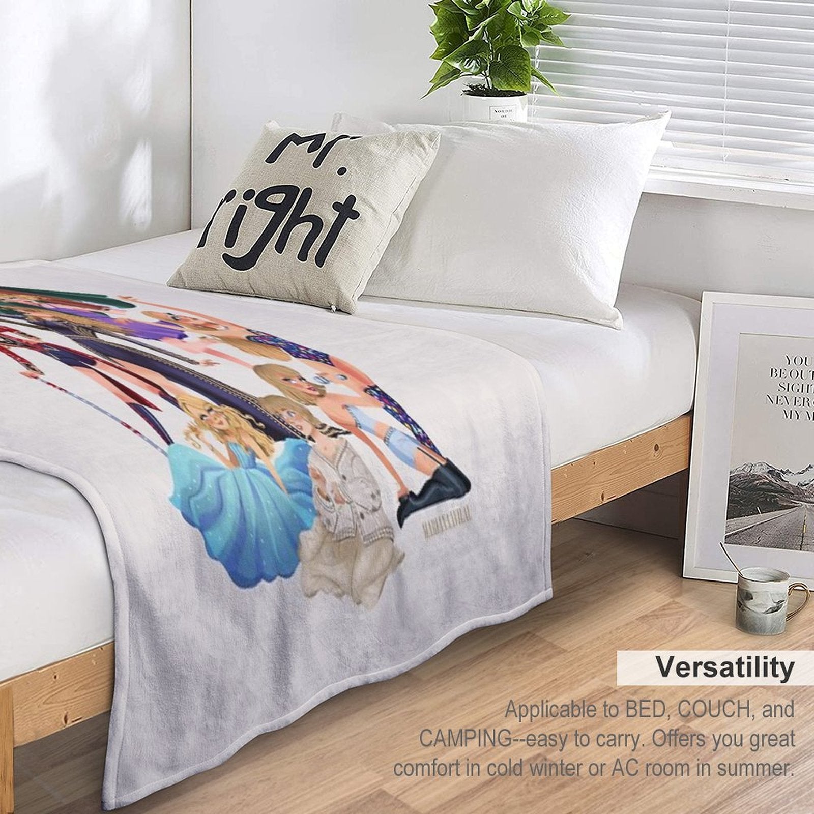 ALL ERAS Wrinkle-free Throw Blanket