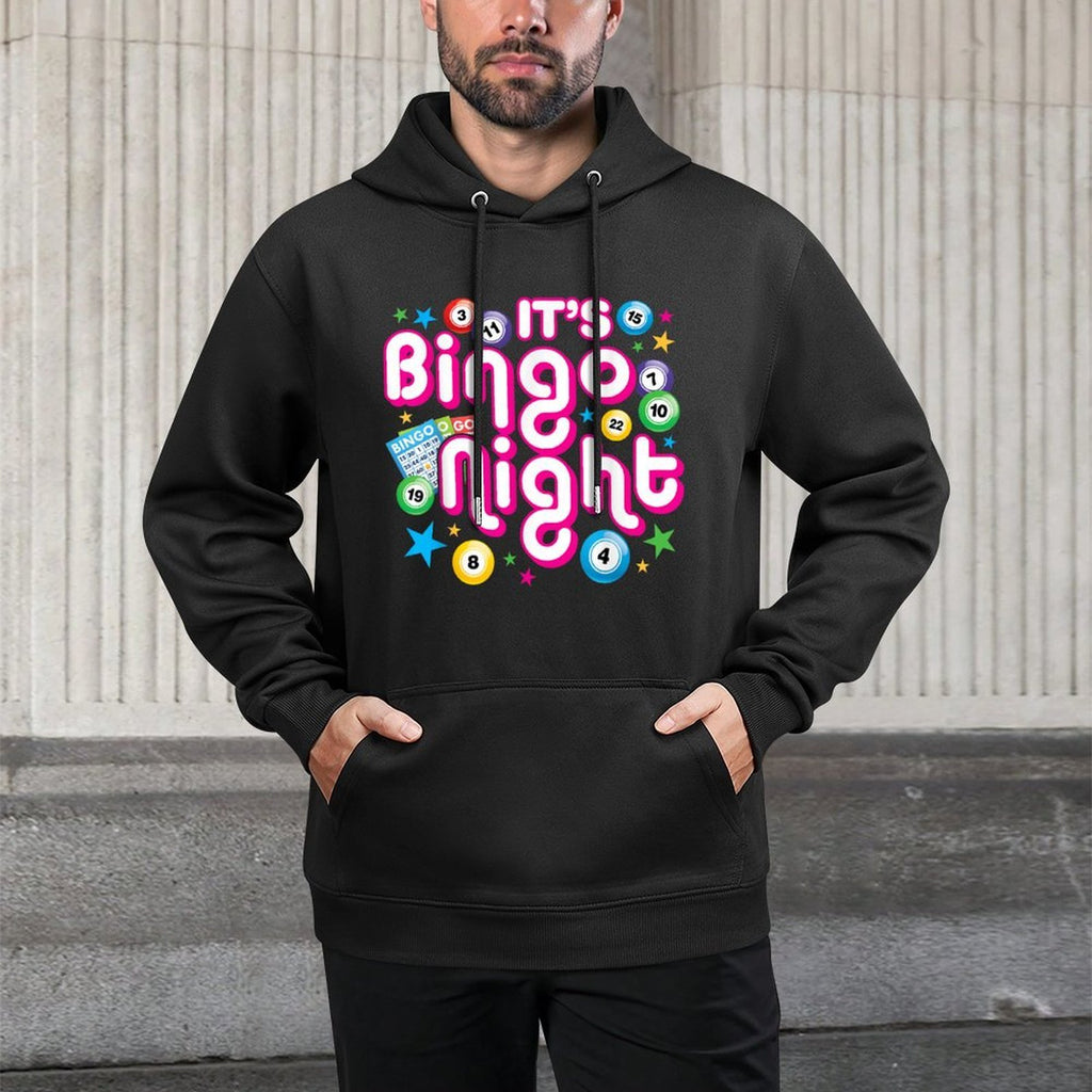Its Bingo Night Funny Bingo Player Lover Unisex Design Hoodie