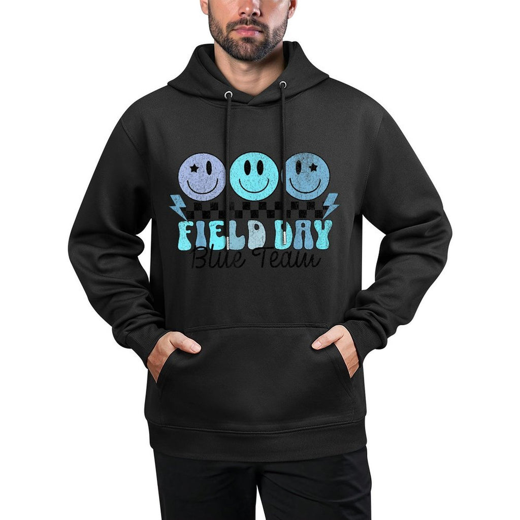 Field Day Blue Team Outdoor Field Day Games for Kids Teacher Adjustable Hood Hoodie