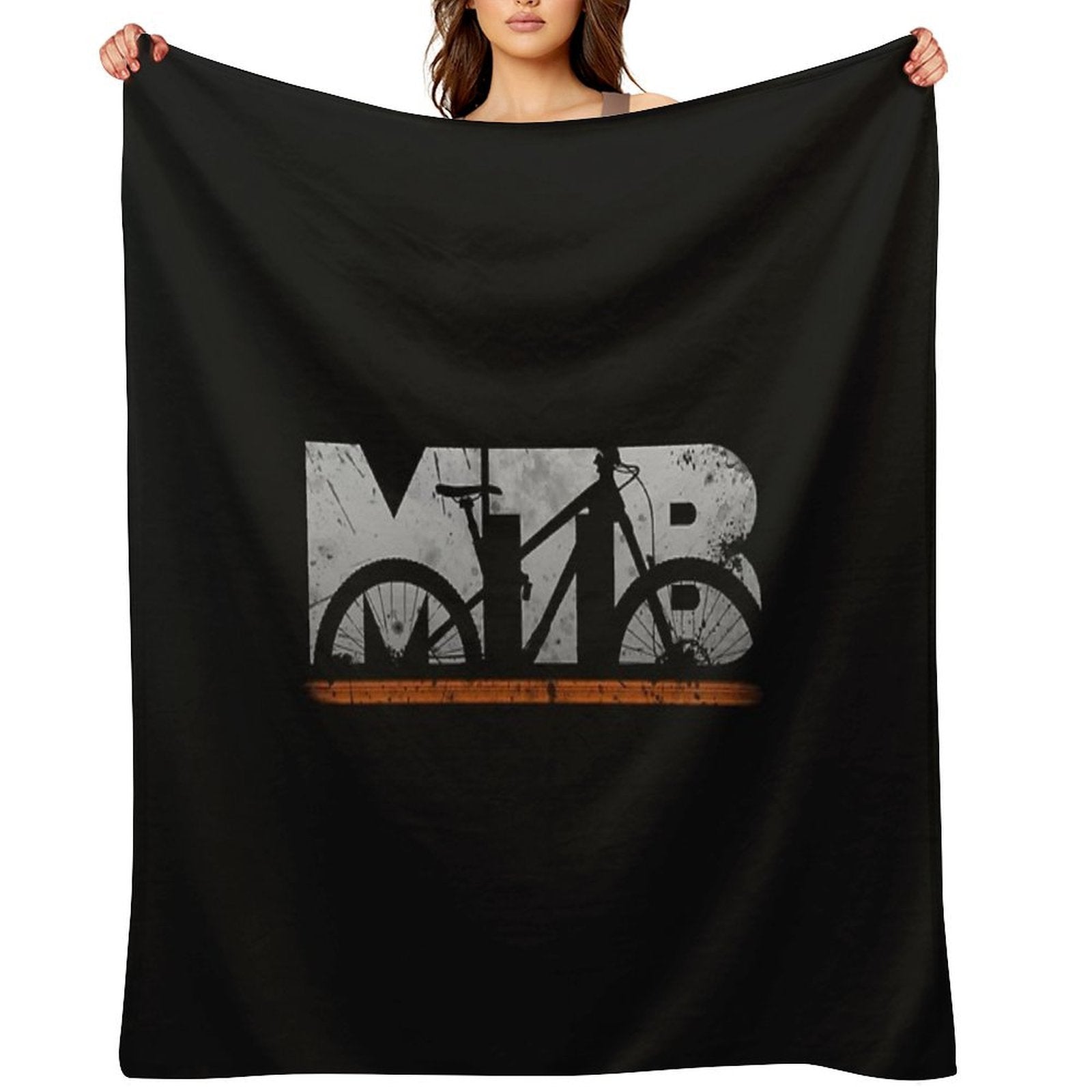 Cool MTB Mountain Bike Mountain Bike Downhill Gift Lightweight Throw Blanket