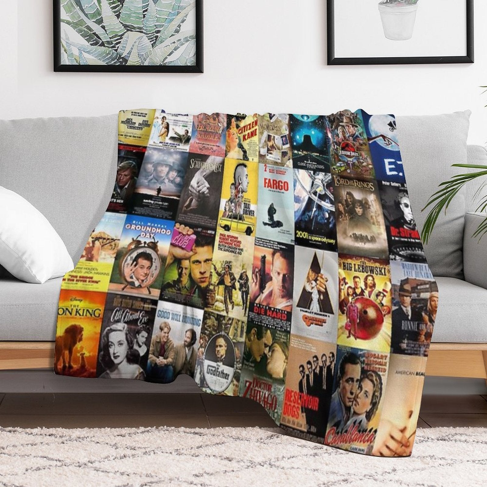 Top Movies All-season Throw Blanket