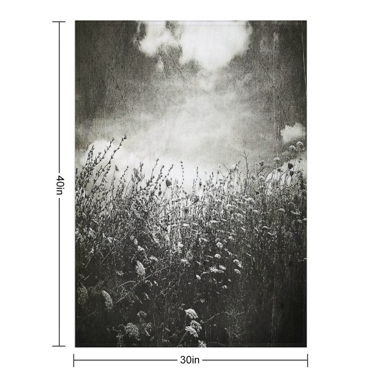 Counting Flowers Like They Were Stars Quick-dry Throw Blanket