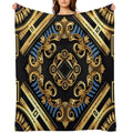 Golden Anti-pilling Throw Blanket