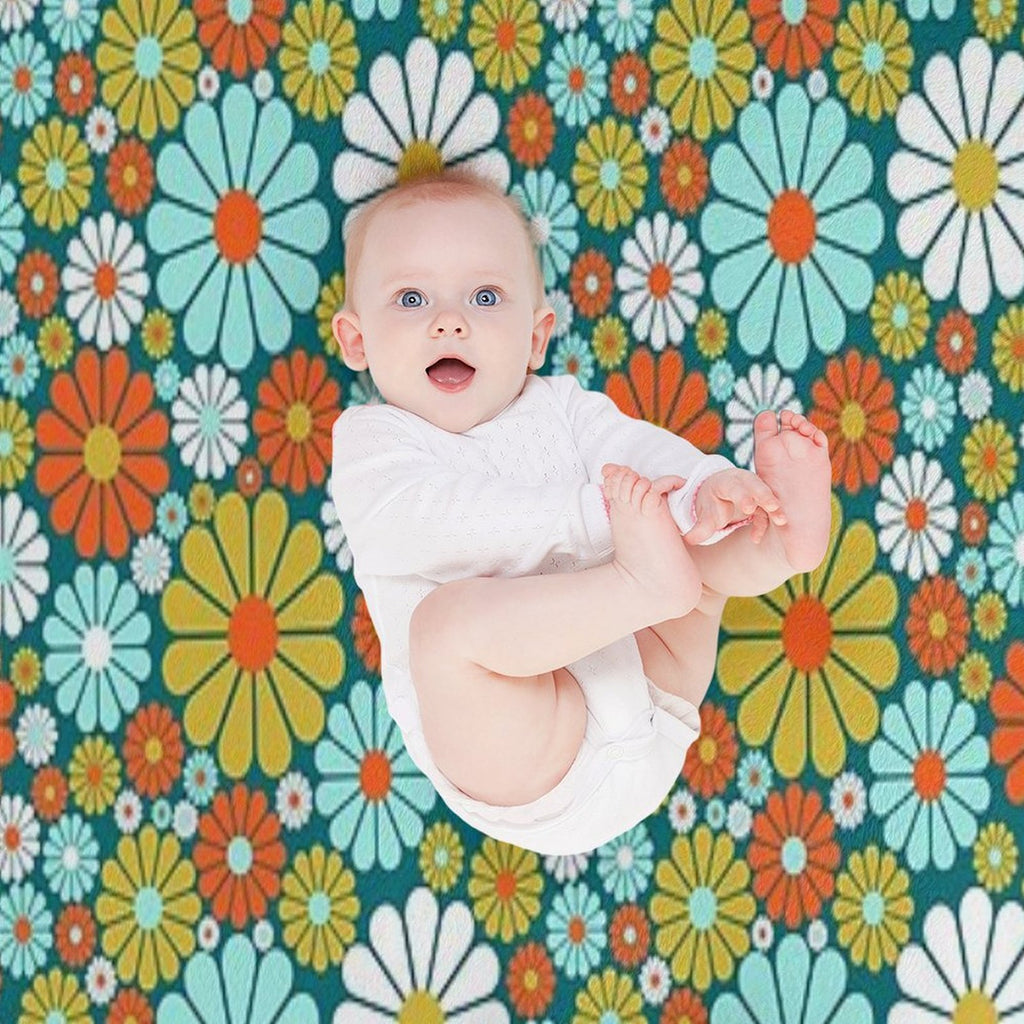 60's Wallpaper  One Wrinkle-free Throw Blanket