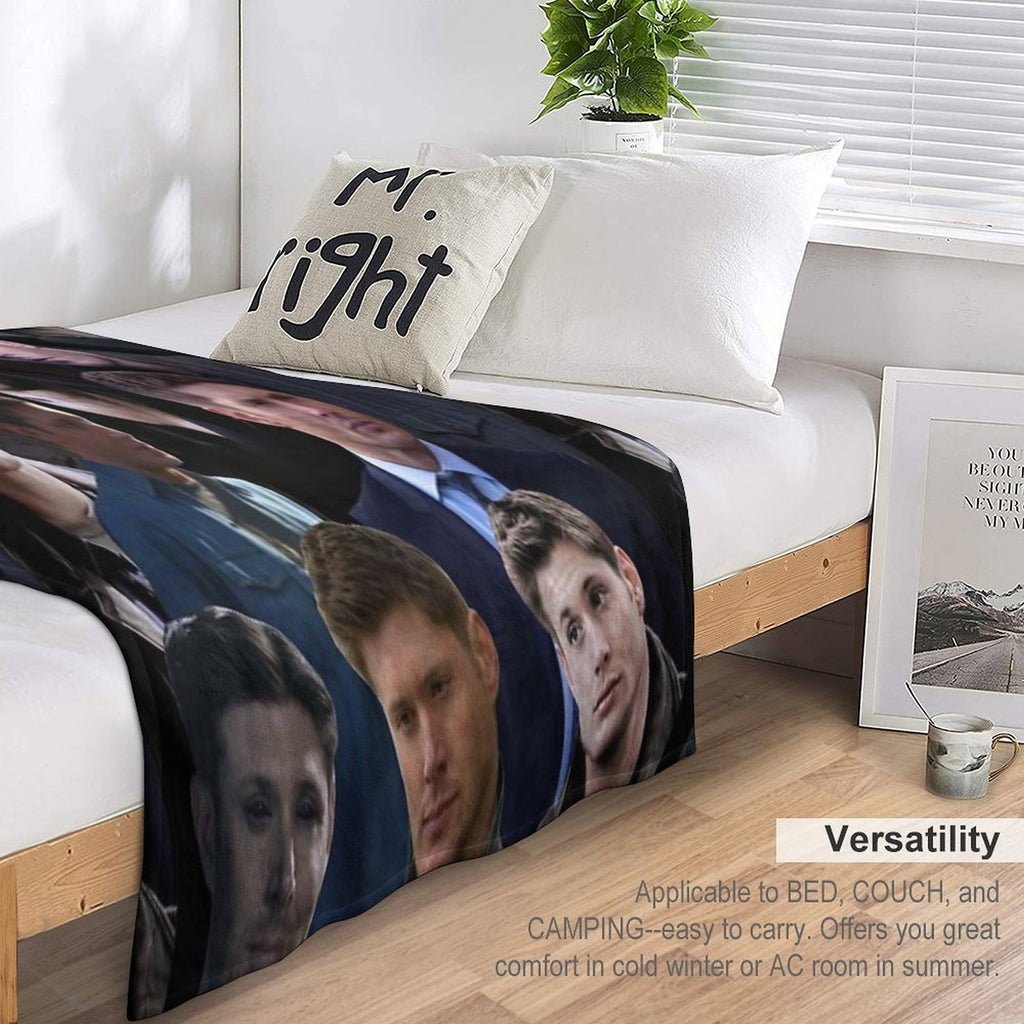 Dean Winchester Collage Multi-functional Throw Blanket